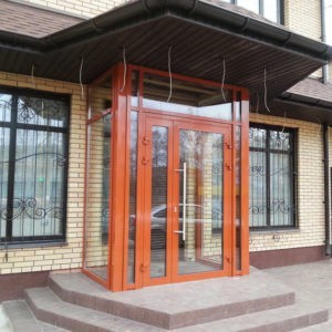 Алюминиевая дверь 1000×2300 мм. GFTD51205 Алюминиевая дверь 1000×2300 мм. GFTD51205